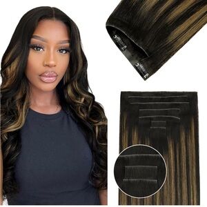 Lashey Invisi Edge Clip in Hair Extensions 18 Inch 110g 7pcs Injected Seamless